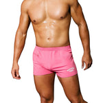 JJ Malibu Varsity 2" short w/zipper pocket bubblegum pink