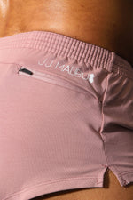 JJ Malibu Stretch-It 2" short w/zipper pocket light taupe