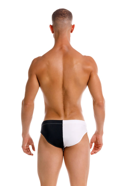 JOR Mix swim bikini brief black/white egoist chicago egoistunderwear.com