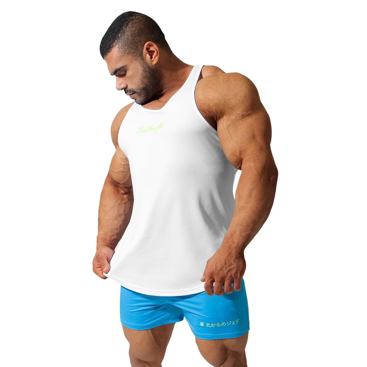 Jed North Microfiber Dri-fit tank white – Egoist Underwear