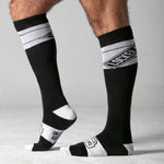 Locker Gear LK1101 knee-high socks black