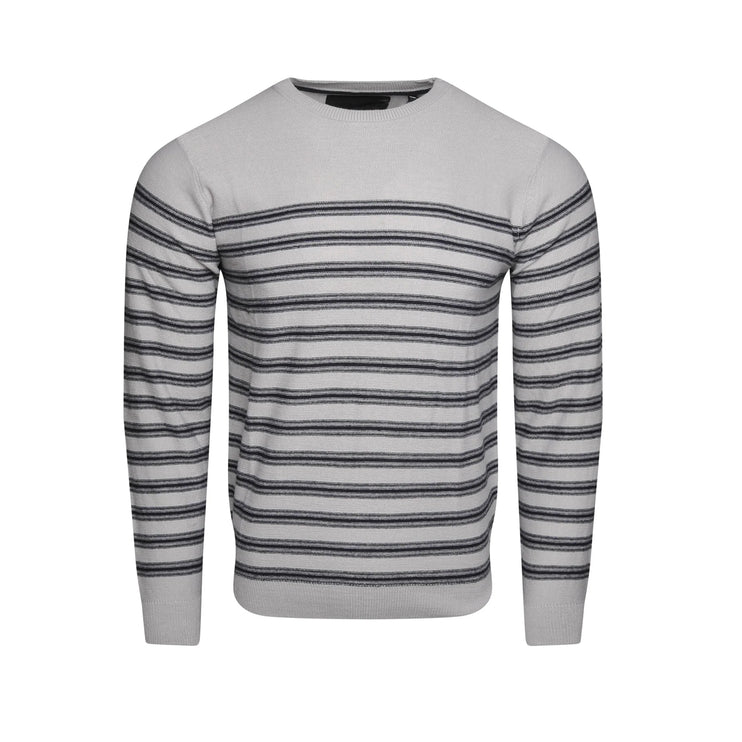 SoulStar Starboard Crew Neck Sweater - Light Grey