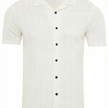 SoulStar Emei Textured Shirt - White