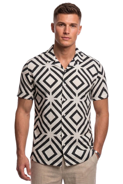 SoulStar Uto Slim-Fit Shirt - Diamond Black