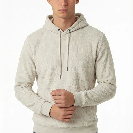 SoulStar Ted Terry Hooded Pullover - Ecru