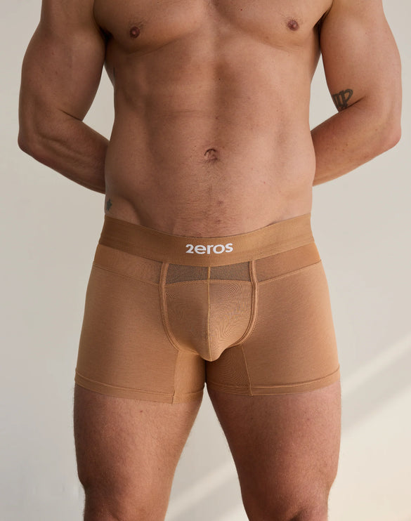 2eros Morpheus Mesh Boxer - Brown