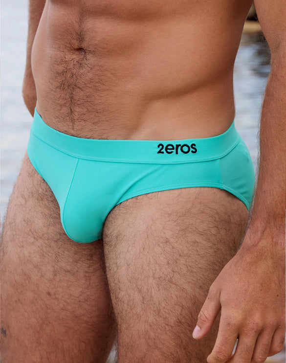 2eros V10 Encore swim brief neon mint