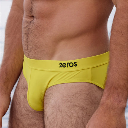 2eros V10 Encore Swim Brief - Neon Yellow