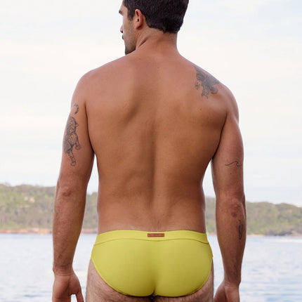 2eros V10 Encore Swim Brief - Neon Yellow