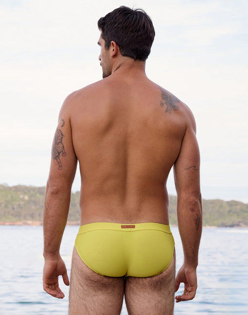 2eros V10 Encore Swim Brief - Neon Yellow
