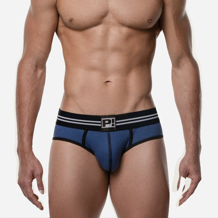 PUMP! Round 2 Blue Backless Brief jockstrap sexy jockbrief www.egoistunderwear.com Egoist Chicago