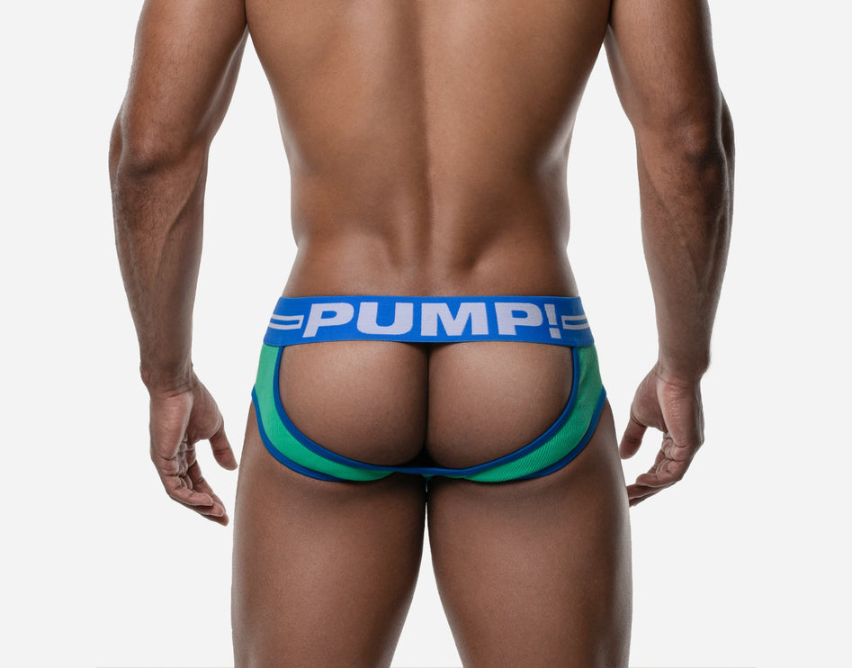 PUMP! Round 2 Green Backless Brief jockstrap sexy jockbrief www.egoistunderwear.com Egoist Chicago
