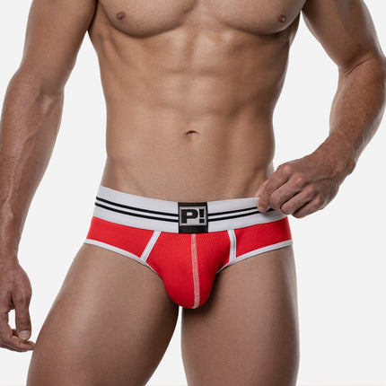 PUMP! Round 2 Red Backless Brief jockstrap sexy jockbrief www.egoistunderwear.com Egoist Chicago