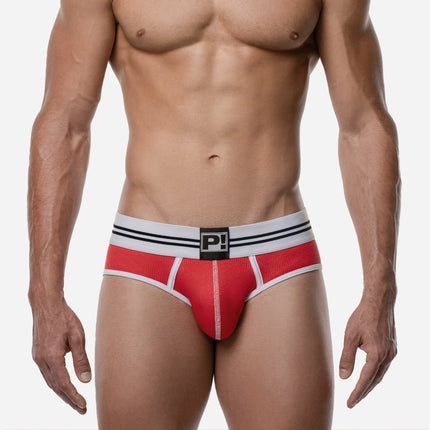 PUMP! Round 2 Red Backless Brief jockstrap sexy jockbrief www.egoistunderwear.com Egoist Chicago