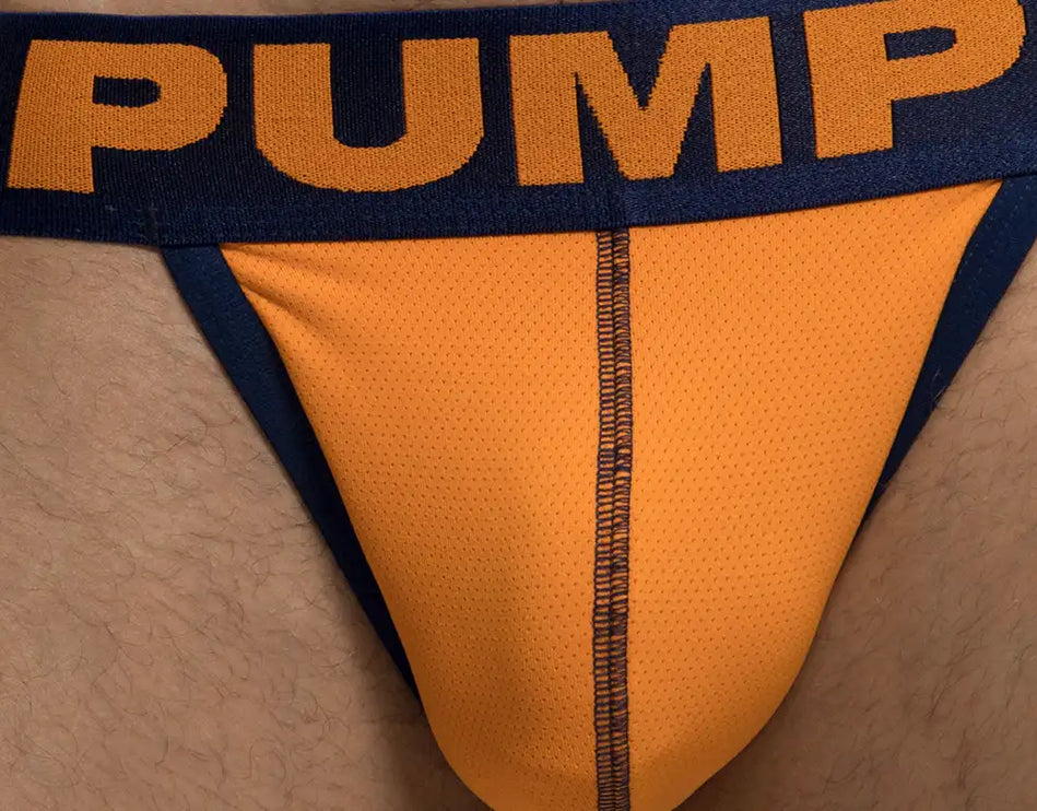 PUMP! Varsity jockstrap mesh orange