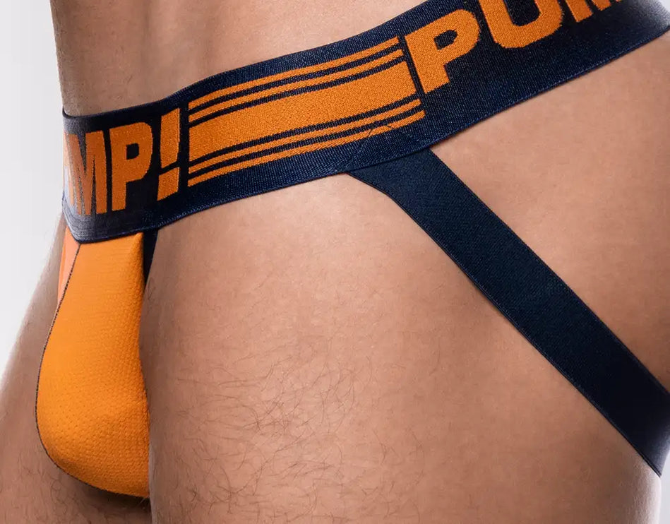 PUMP! Varsity jockstrap mesh orange