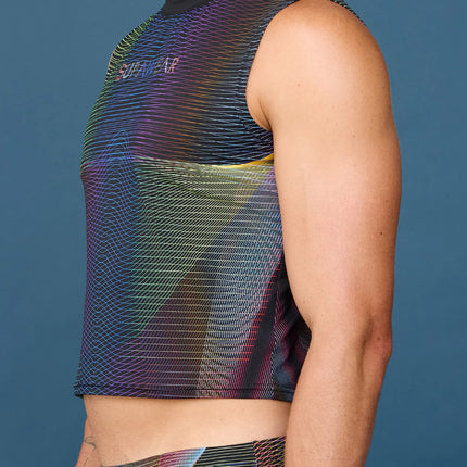 Supawear Contour Pride Cropped Tank - Rainbow
