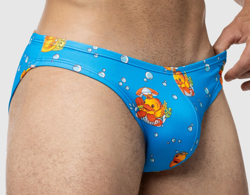 PUMP! Water Cheeky swim brief ducky blue