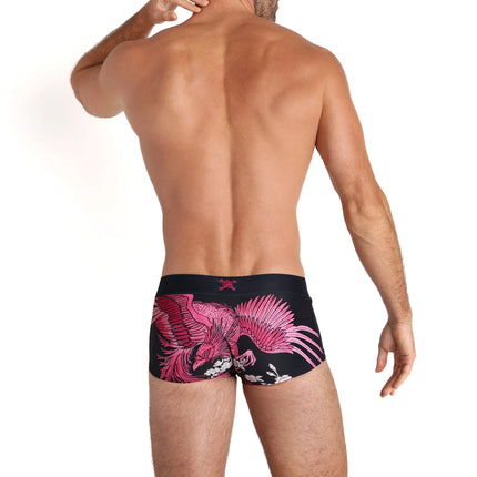Skull & Bones Phoenix swim trunk black