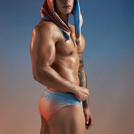 PUMP! Sundown Swim Brief - Blue/Orange