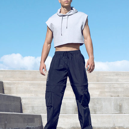 Supawear Cropped Hoodie grey