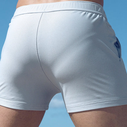 Supawear 3.5" inseam SPR Mesh short mens sexy slim fit white Egoist Chicago www.egoistunderwear.com
