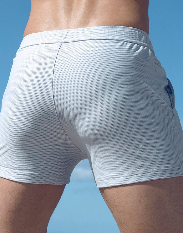 Supawear 3.5" inseam SPR Mesh short mens sexy slim fit white Egoist Chicago www.egoistunderwear.com
