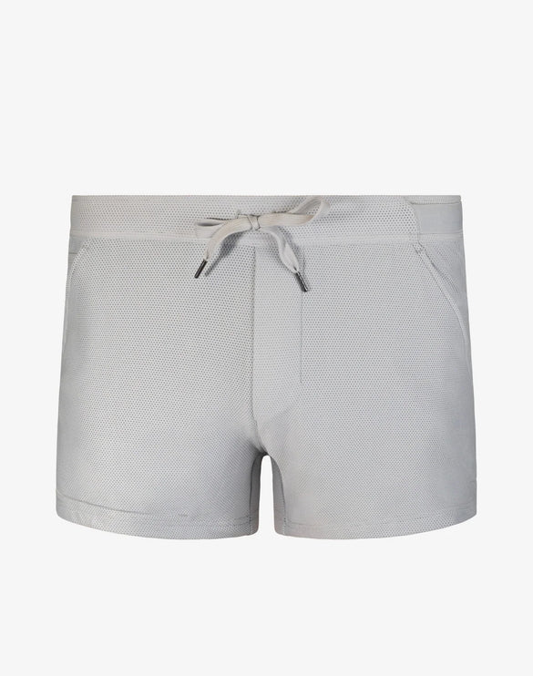 Supawear 3.5" inseam SPR Mesh short mens sexy slim fit white Egoist Chicago www.egoistunderwear.com