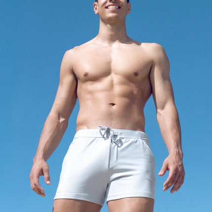 Supawear 3.5" inseam SPR Mesh short mens sexy slim fit white Egoist Chicago www.egoistunderwear.com