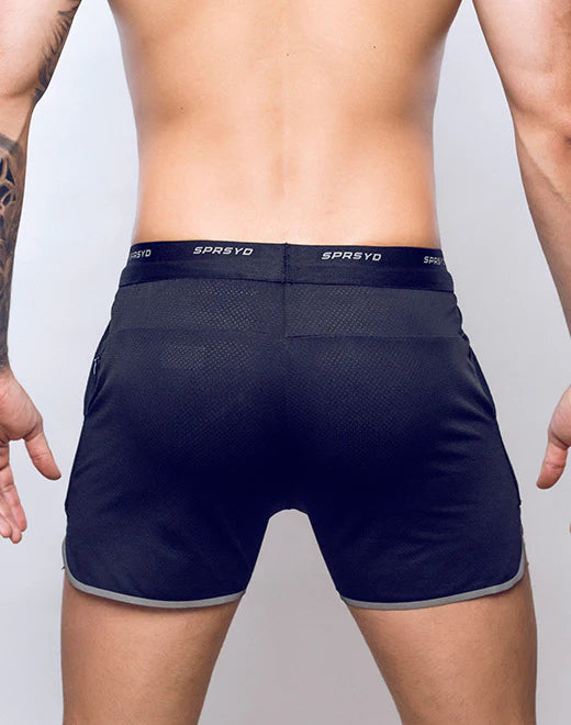 Supawear 4" inseam SPR Racer short mens sexy slim fit black Egoist Chicago www.egoistunderwear.com