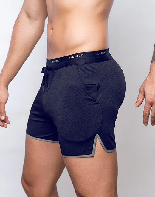 Supawear 4" inseam SPR Racer short mens sexy slim fit black Egoist Chicago www.egoistunderwear.com