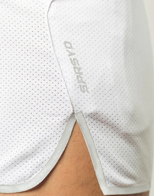 Supawear 4" inseam SPR Racer short mens sexy slim fit white Egoist Chicago www.egoistunderwear.com