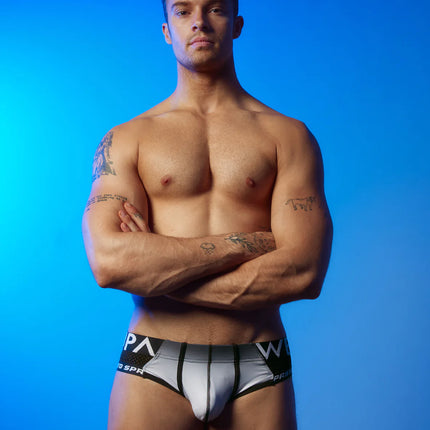 Supawear SPR Max Gradient sexy low rise brief black/white Egoist Chicago www.egoistunderwear.com