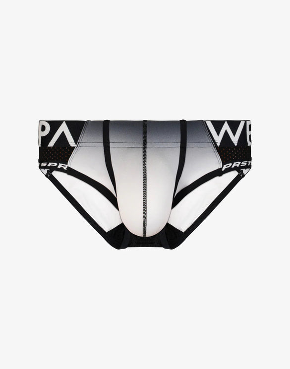 Supawear SPR Max Gradient sexy low rise brief black/white Egoist Chicago www.egoistunderwear.com