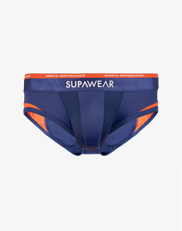 Supawear Verve mens sexy low rise brief blue ribbon Egoist Chicago www.egoistunderwear.com