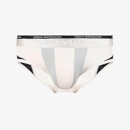 Supawear Verve mens sexy low rise brief pale grey Egoist Chicago www.egoistunderwear.com