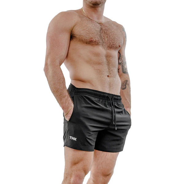 THK 5-Inch Swim Gym Shorts - Black