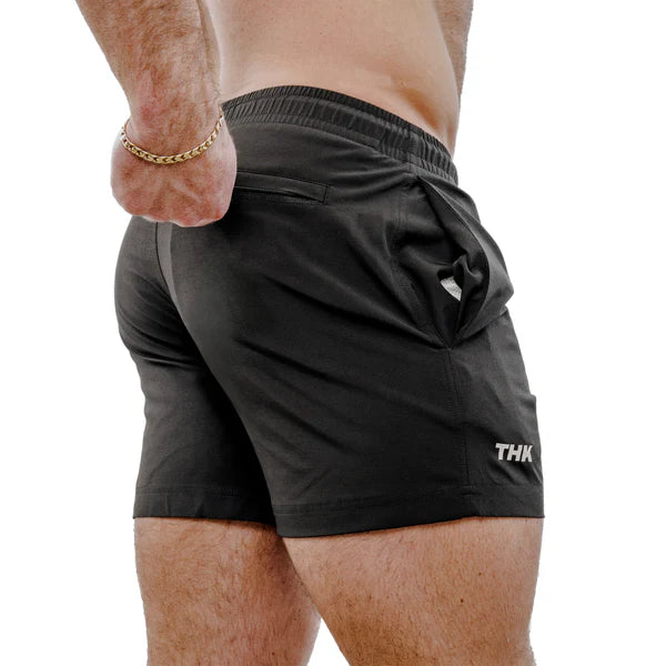 THK 5-Inch Swim Gym Shorts - Black