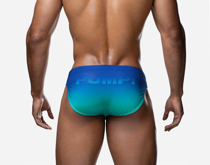 PUMP! Tide Swim Brief - Blue/Turquoise