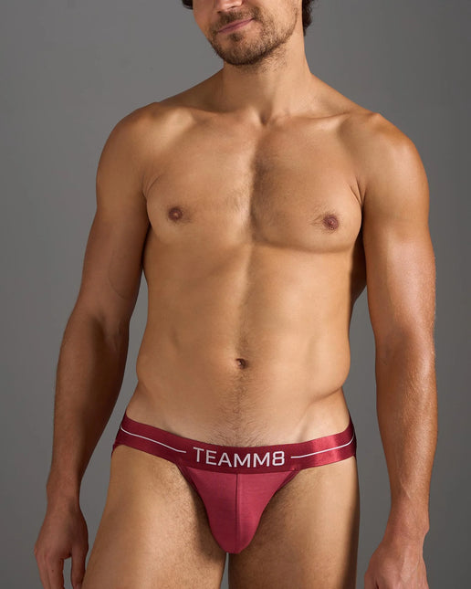 Teamm8 Icon jockstrap modal dusty red size XL