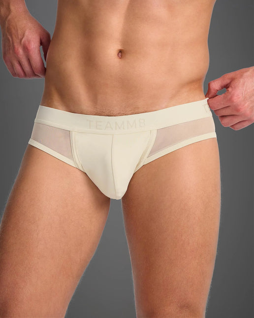 Teamm8 Score Sheer jockstrap mesh cream size XL