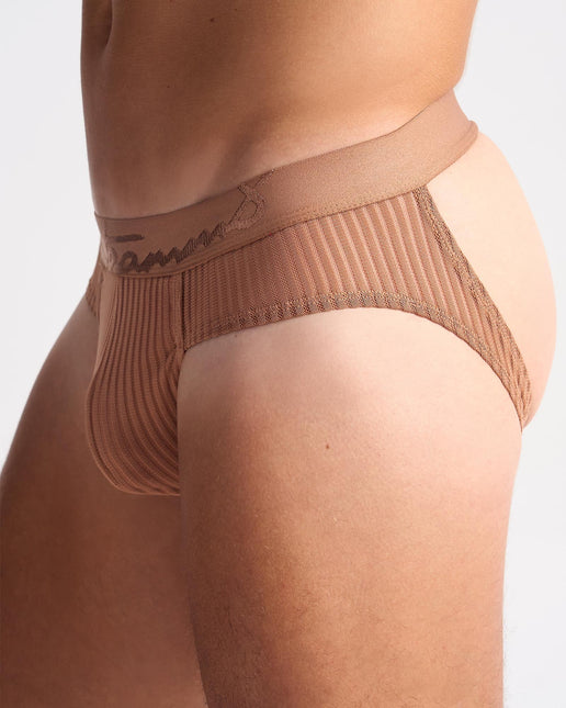 Teamm8 Casanova mesh jockstrap sepia egoist Chicago egoistunderwear.com