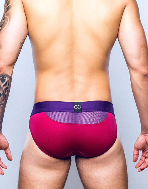 2eros Cronus brief beet red