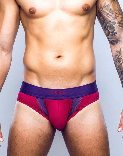 2eros Cronus brief beet red