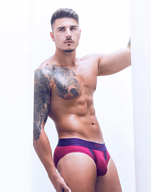2eros Cronus brief beet red