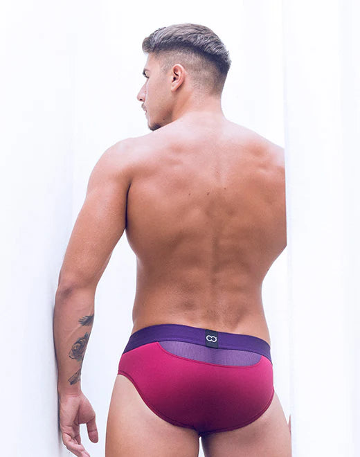 2eros Cronus brief beet red