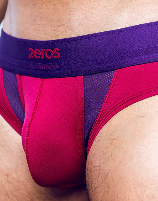 2eros Cronus brief beet red