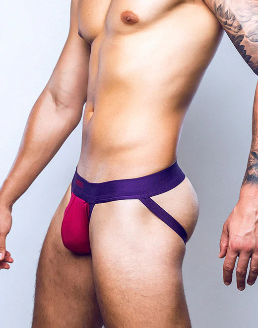 2eros Cronus jockstrap beet red