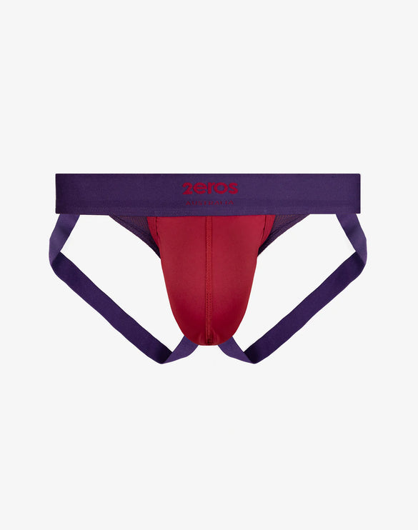 2eros Cronus jockstrap beet red