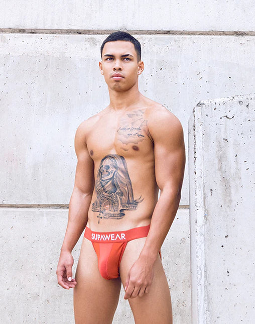 Supawear Vortex jockstrap cranberry size XL